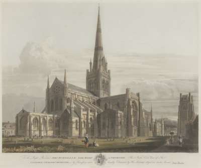 Image of North East View of the Cathedral Church of Chichester