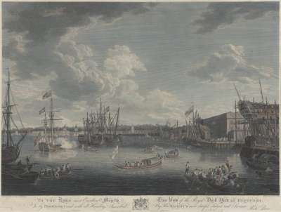 Image of View of the Royal Dockyard at Deptford