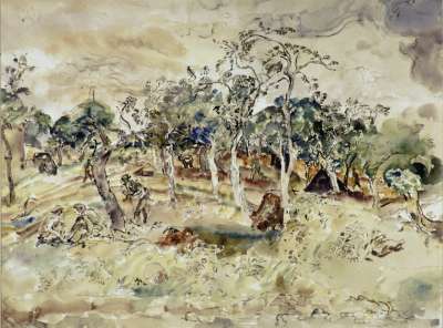 Image of Encampment in the Orchard