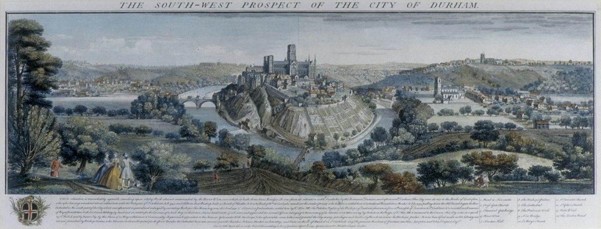Image of The South-West Prospect of the City of Durham