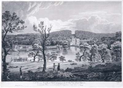 Image of A View in Newstead Park, belonging to the Rt. Hon. the Lord Byron