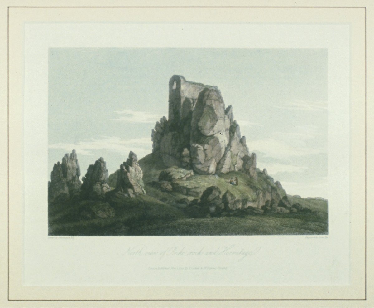 Image of North View of Roche Rock and Hermitage