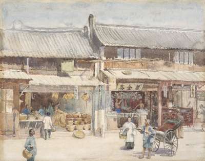 Image of A Chinese Street Market