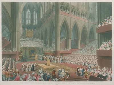 Image of The Coronation of His Majesty George the Fourth: Taken at the time of the Recognition, 19 July 1821