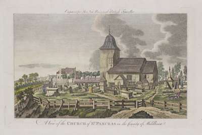 Image of A View of the Church of St. Pancras in the County of Middlesex