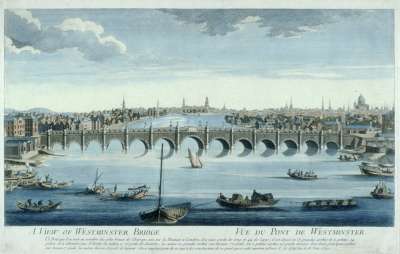 Image of A View of Westminster Bridge / Vue du Pont de Westminster