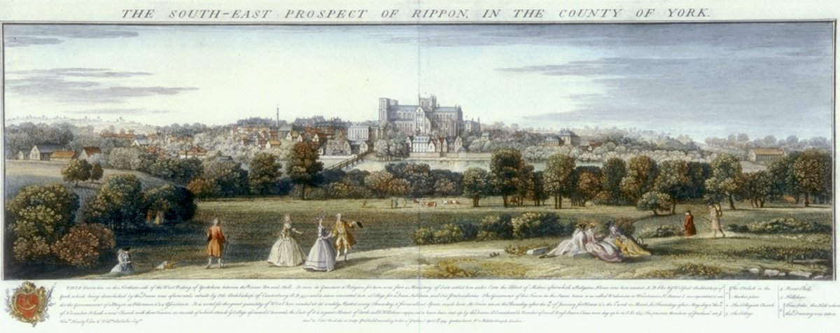 Image of The South-East Prospect of Rippon, in the County of York