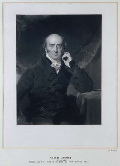 Image of George Canning (1770-1827) Prime Minister