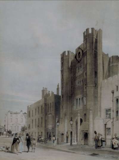 Image of North Front of St. James’s Palace, from Cleveland Row