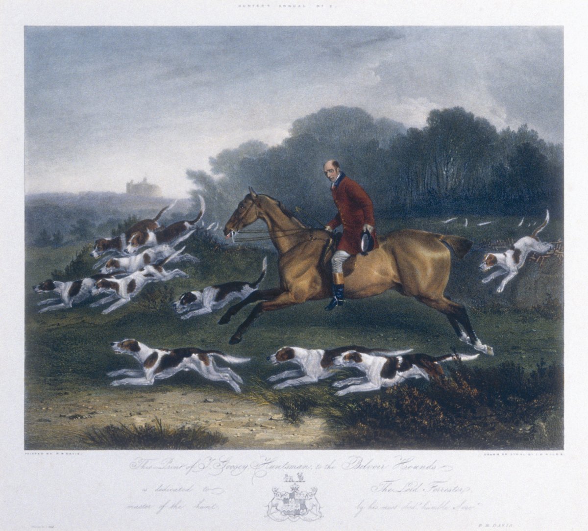 Image of No.2: T. Goosey, Huntsman to the Belvoir Hounds