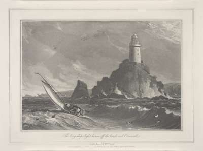 Image of The Long Ships Lighthouse off Lands End, Cornwall