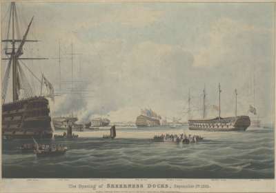 Image of The Opening of Sheerness Docks, 5 September 1823