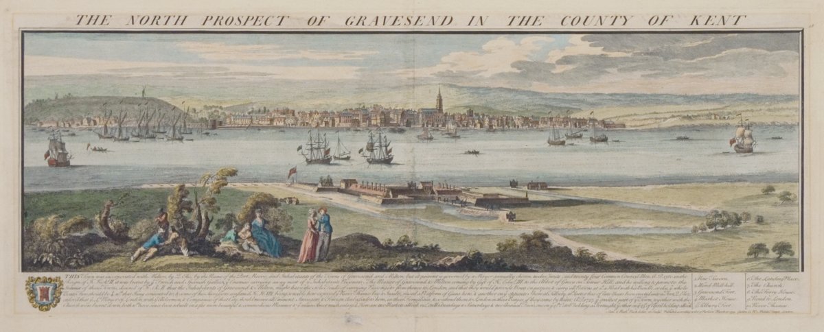 Image of The North Prospect of Gravesend in the County of Kent