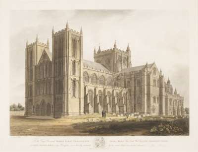 Image of South West View of the Collegiate Church of St. Wilfrid, Ripon