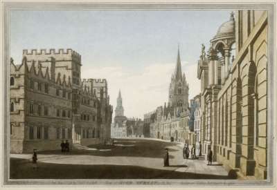 Image of View of High Street in Oxford