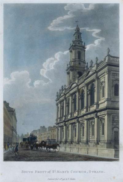 Image of South Front of St Mary’s Church, Strand