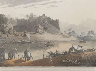 Image of Ruins of the Fort at Juanpore on the River Goomtee