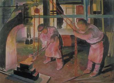Image of A Scene in the Forge