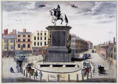 Image of The Brass Statue of King Charles I at Charring Cross