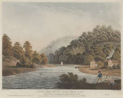 Image of View at Redbrook on the River Wye