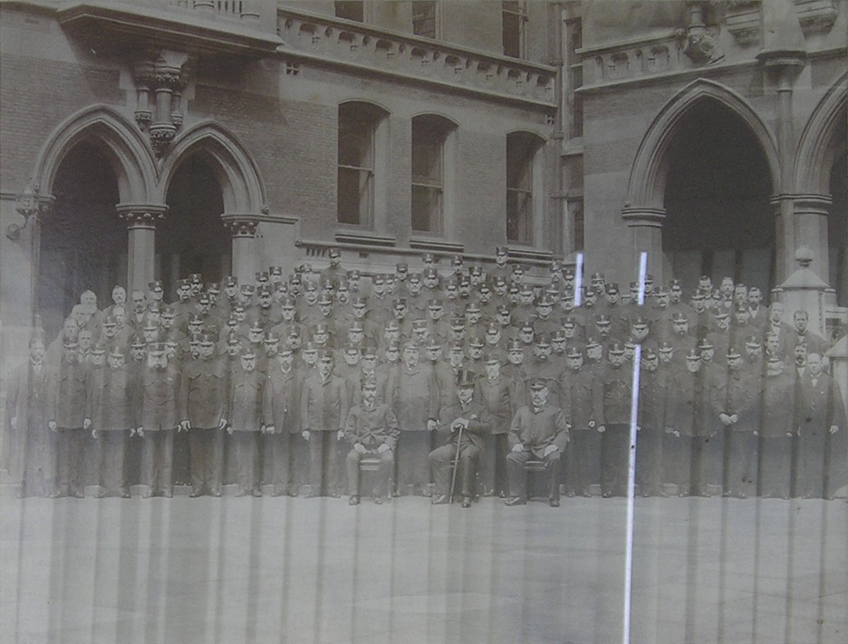 Image of Superintendent and Staff at the Royal Courts