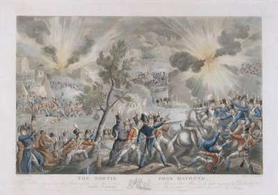 Image of The Sortie from Bayonne, 14 June 1814