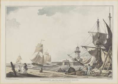 Image of Ramsgate, with a View of the New Light-House