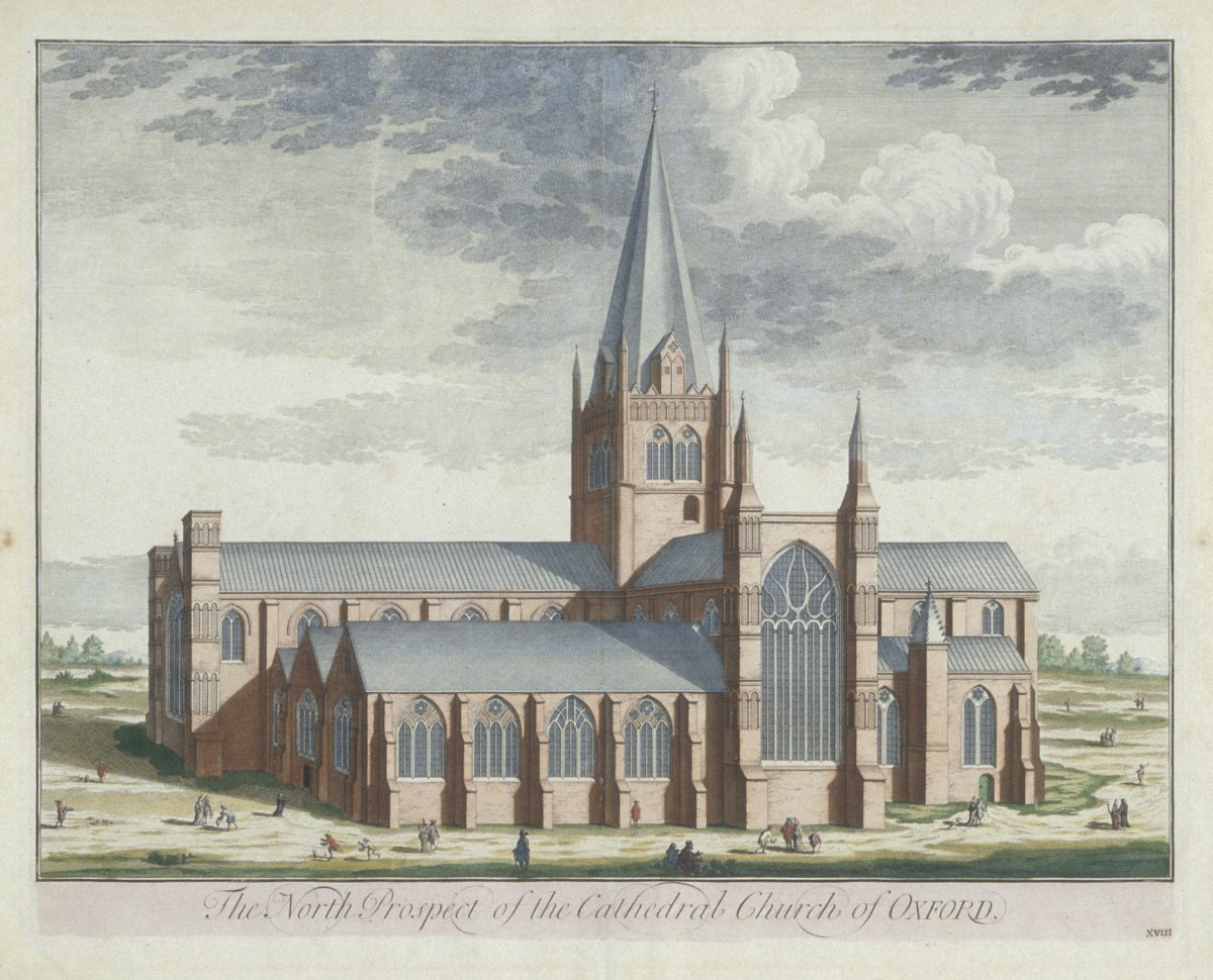 Image of The North Prospect of the Cathedral Church of Oxford