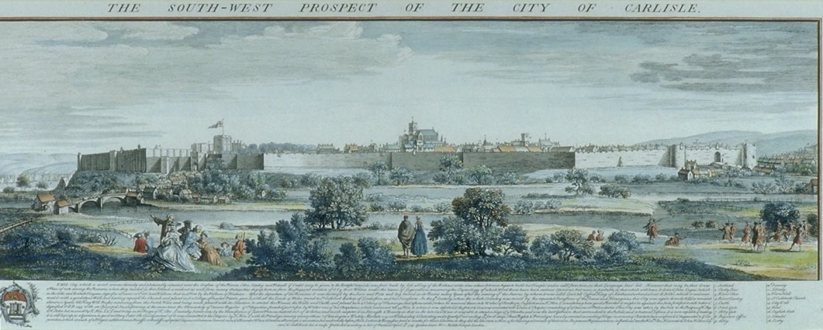 Image of The South-West Prospect of the City of Carlisle