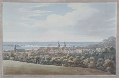 Image of View of Greenwich, and down the River