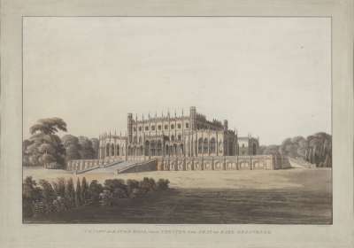 Image of N E View of Eaton Hall, near Chester, the Seat of Earl Grosvenor