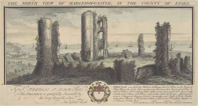 Image of The North View of Hadleigh Castle, in the County of Essex