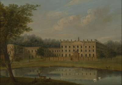 Image of A View of Chatsworth Looking Across the Lake