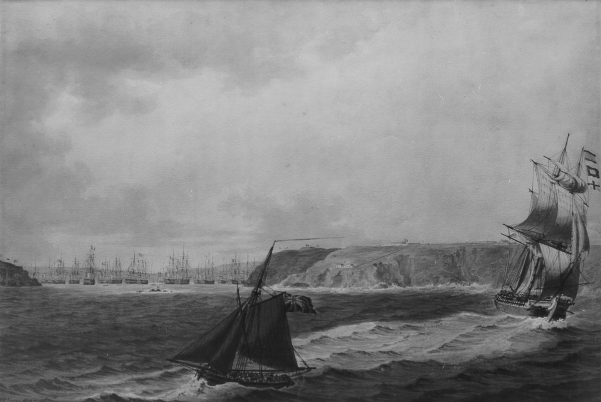 Image of The English Fleet Blockading Brest