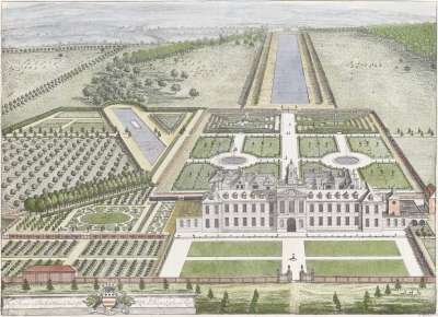 Image of Wrest House in Bedfordshire the Seat of the Rt. Hon. Henry Earl of Kent