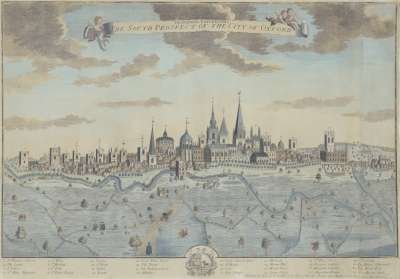 Image of The South Prospect of the City of Oxford