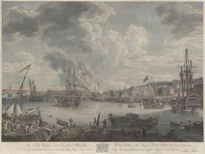 Image of View of the Royal Dockyard at Chatham
