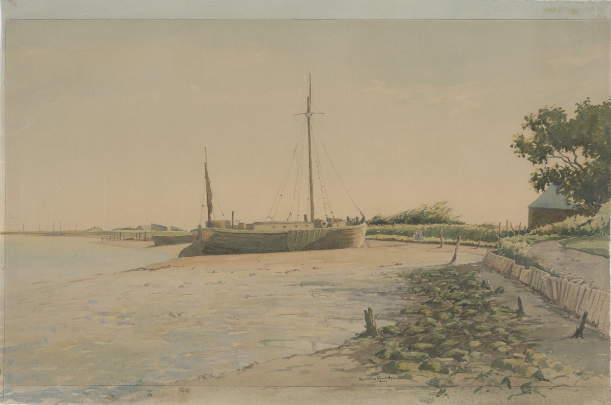 Image of Thames Barge “The Guy Fawkes” at Orford, No.2