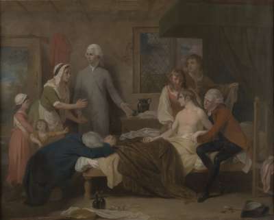 Image of Resuscitation by Dr. Hawes of Man Believed Drowned
