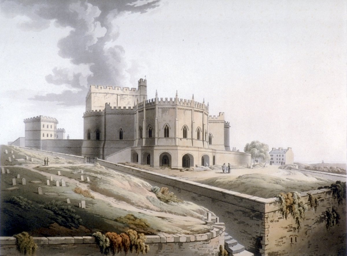 Image of The New Buildings on the West Front of Lancaster Castle