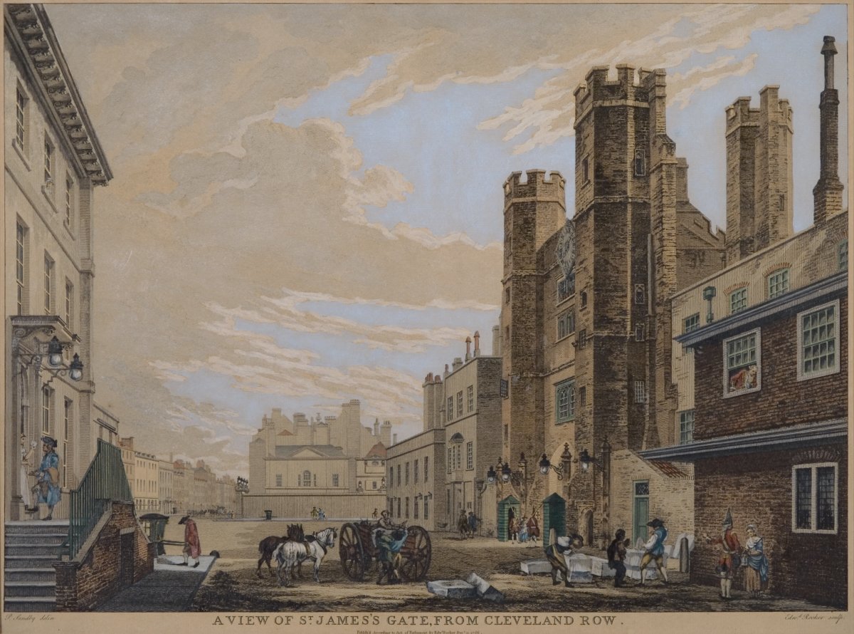 Image of A View of St. James’s Gate, from Cleveland Row