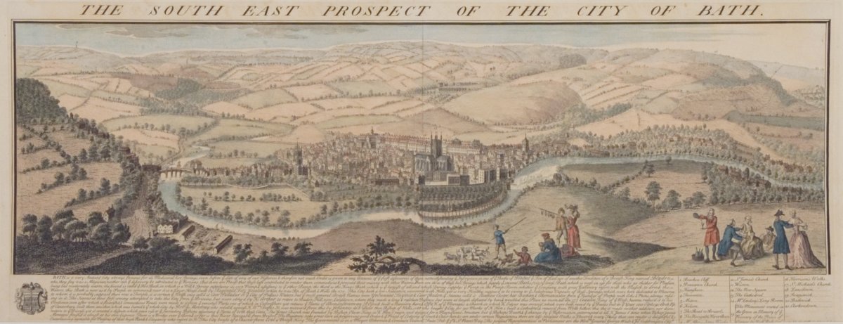 Image of The South East Prospect of the City of Bath