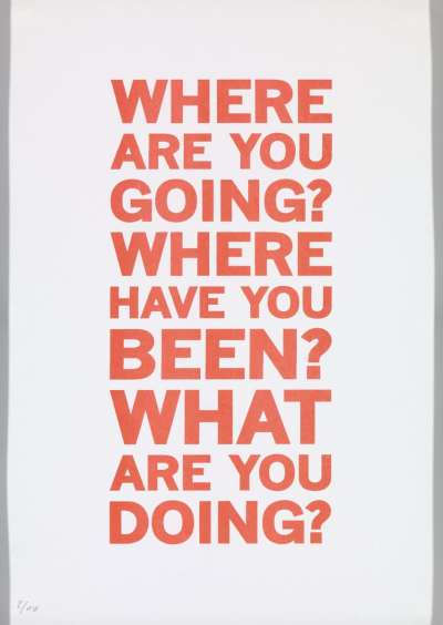 Image of Where are you going? Where have you been? What are you doing?