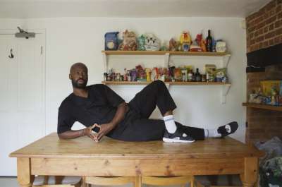 Image of Lounging, After Teddy Pendergrass, (Wysing Kitchen Table)