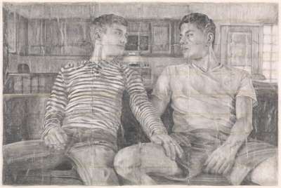 Image of There is never more than a fag paper between them – Dominic and Andy
