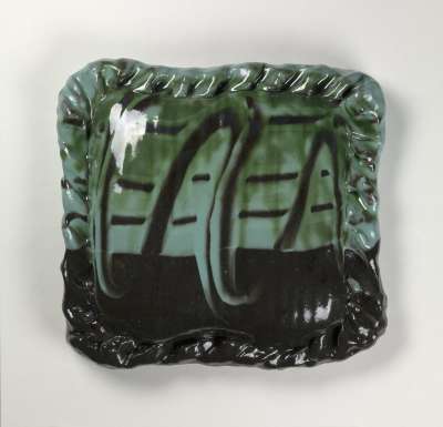 Image of Untitled (Pasty for a Confused Potter – Turquoise & Black)
