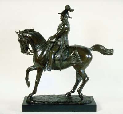 Image of King Edward VII (1841-1910) on Horseback with Baton