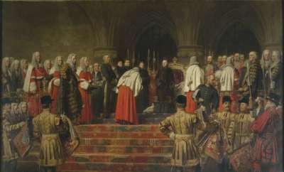Image of Opening of the Royal Courts of Justice by Queen Victoria, 1882