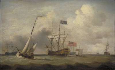 Image of Seascape with Shipping