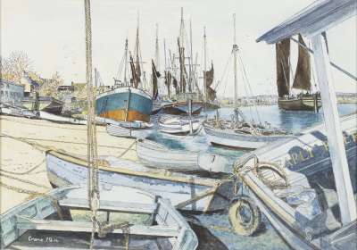 Image of Boats and Barges at Maldon, Essex